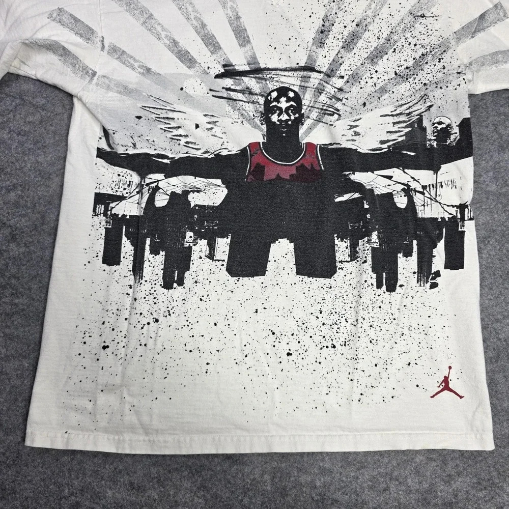 Vitnage Jordan Brand Nike Windspan Skyline AOP‎ Shirt Men's Size Medium